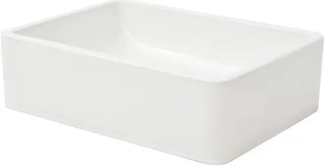 Alt view image 10 of 10 - vidaXL Basin Ceramic White 16.1"x11.8"x4.7"