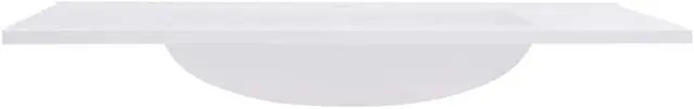 Alt view image 7 of 10 - vidaXL Built-in Wash Basin 31.5"x18.1"x5.1" SMC White
