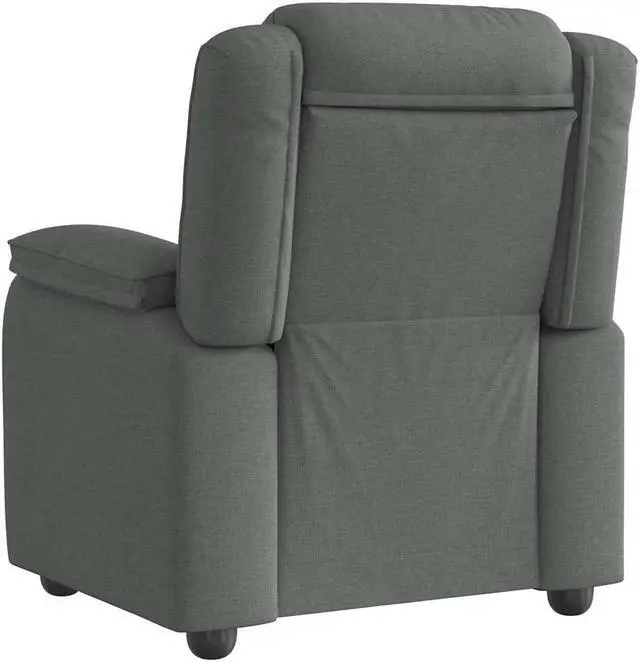 Alt view image 4 of 6 - vidaXL Recliner Chair Dark Gray Fabric reclining chair reclining armchair