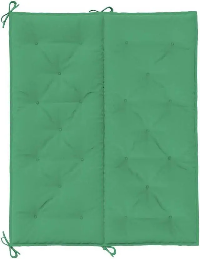 Alt view image 6 of 7 - vidaXL Indoor/Outdoor Bench Cushions 2 pcs, Patio Loveseat Cushions, Porch Swing Seat Cushions, Non-slip, Water-Repellent, Breathable, Resilient, Green 47.2"x19.7"x2.8" Oxford Fabric