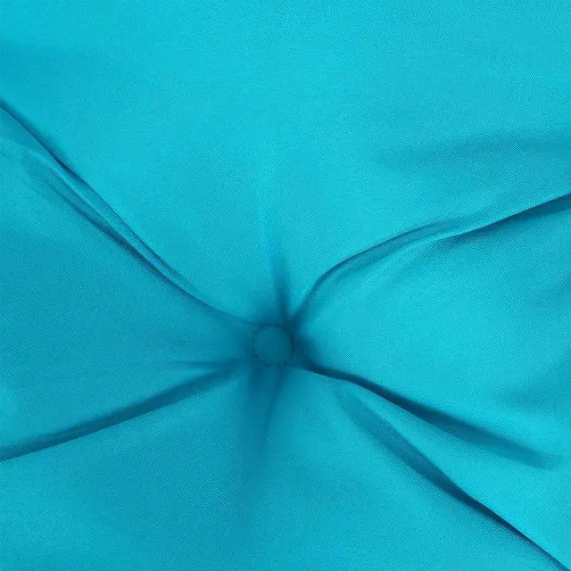 Alt view image 7 of 7 - vidaXL Indoor/Outdoor Bench Cushions 2 pcs, Patio Loveseat Cushions, Porch Swing Seat Cushions, Non-slip, Water-Repellent, Breathable, Resilient, Turquoise 59.1"x19.7"x2.8" Oxford Fabric