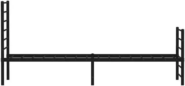 Alt view image 7 of 7 - vidaXL 12 Inch Twin XL Metal Bed Frame with Headboard & Footboard, No Box Spring Needed, Noise Free Platform Bed Frame with Steel Slats, Easy Assembly, Under Bed Storage, Minimalist, Black