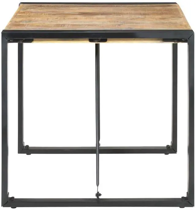 Alt view image 9 of 13 - vidaXL Dining Table 31.5"x31.5"x29.5" Rough Mango Wood