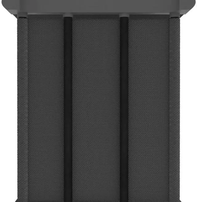 Alt view image 5 of 7 - vidaXL Display Shelf with Boxes Free Standing 9-Cube Storage Shelf Gray Fabric