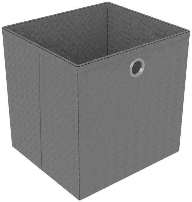 Alt view image 7 of 7 - vidaXL Display Shelf with Boxes Free Standing 12-Cube Storage Shelf Black Fabric