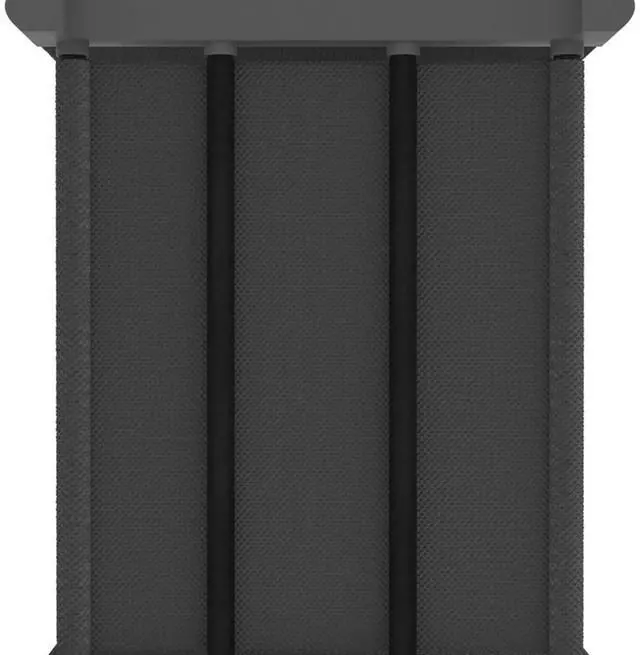 Alt view image 5 of 7 - vidaXL Display Shelf with Boxes Free Standing 12-Cube Storage Shelf Gray Fabric