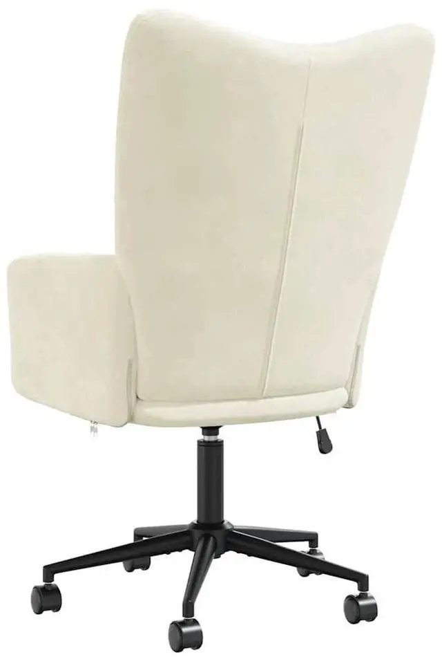 Alt view image 5 of 7 - vidaXL Relaxing Chair Accent Seating Living Room Furniture Cream White Velvet