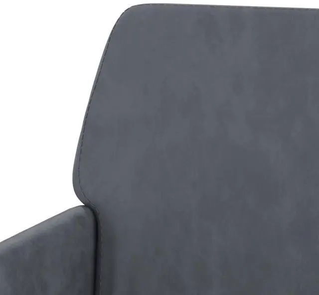 Alt view image 11 of 12 - vidaXL Armchair Dark Gray 24.4"x31.1"x31.1" Velvet