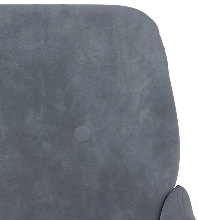 Alt view image 11 of 12 - vidaXL Armchair Dark Gray 24.4"x31.1"x31.1" Velvet