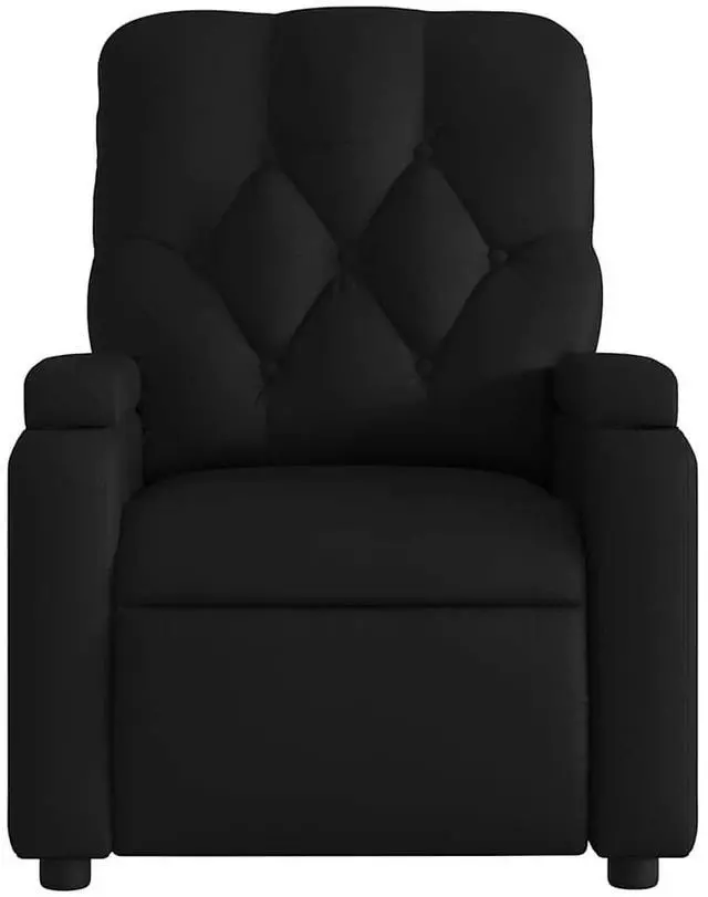Alt view image 7 of 7 - vidaXL Massage Recliner Chair Adjustable Reclining Armchair Black Faux Leather