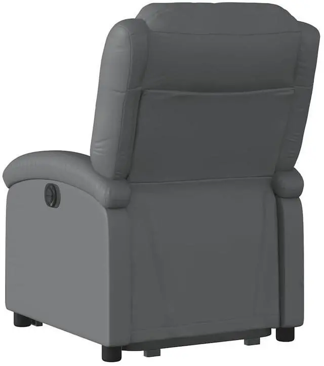 Alt view image 5 of 7 - vidaXL Electric Stand up Recliner Chair Power Lift Armchair Gray Faux Leather