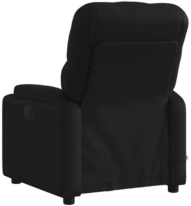 Alt view image 5 of 7 - vidaXL Electric Massage Recliner Chair Reclining Armchair Black Faux Leather