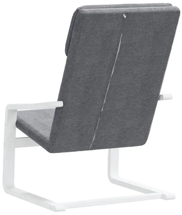Alt view image 6 of 7 - vidaXL Chair Accent Armchair Relaxing Seat Office Chair Lounge Dark Gray Fabric