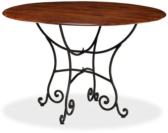 Alt view image 3 of 12 - vidaXL Solid Wood Acacia Dining Table with Honey Finish 47.2" Dinner Desk