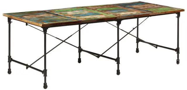 Main image of vidaXL Dining Table Kitchen Restaurant Dinner Furniture Solid Wood Reclaimed