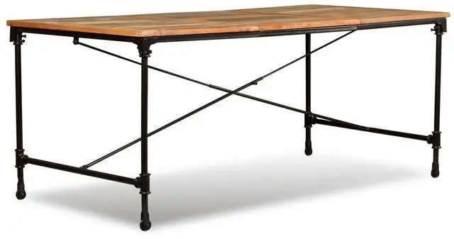 Alt view image 7 of 7 - vidaXL Dining Table Kitchen Table Home Dining Room Table Solid Reclaimed Wood