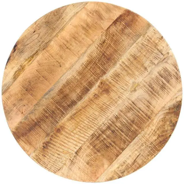 Alt view image 11 of 15 - vidaXL Bistro Table Round 31.5"x29.5" Rough Mango Wood