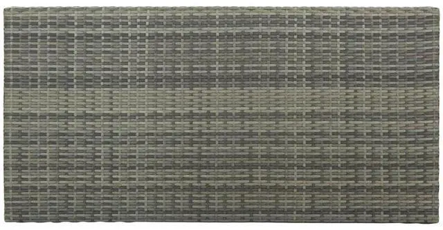 Alt view image 5 of 15 - vidaXL Bar Table with Storage Rack Gray Poly Rattan Dining Room Kitchen Table