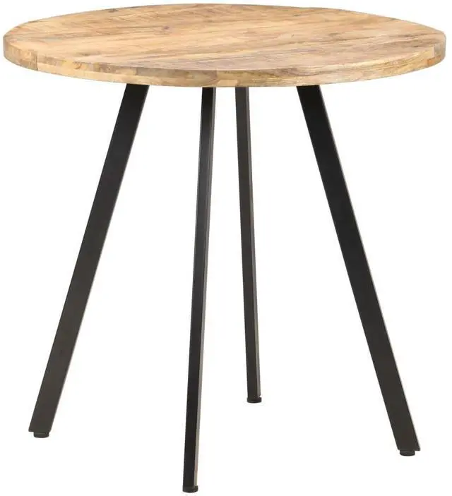 Alt view image 5 of 11 - vidaXL Dining Table 31.5" Rough Mango Wood