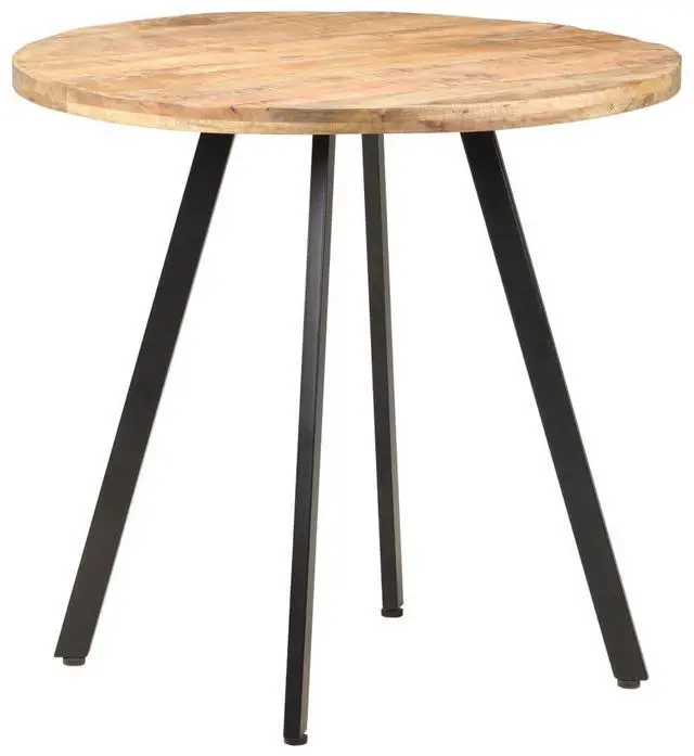 Alt view image 9 of 11 - vidaXL Dining Table 31.5" Rough Mango Wood