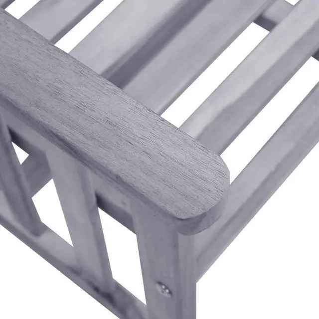 Alt view image 6 of 7 - vidaXL Patio Bistro Set Table and Chairs Conversation Set Solid Wood Acacia