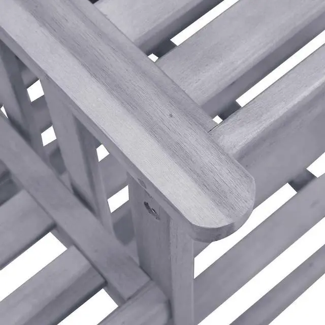 Alt view image 7 of 7 - vidaXL Patio Bistro Set Table and Chairs Conversation Set Solid Wood Acacia