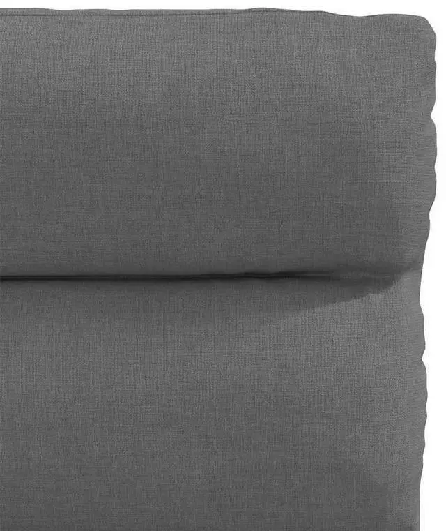 Alt view image 7 of 7 - vidaXL Dining Chairs 2 pcs Dark Gray Fabric dinner chair kitchen chair