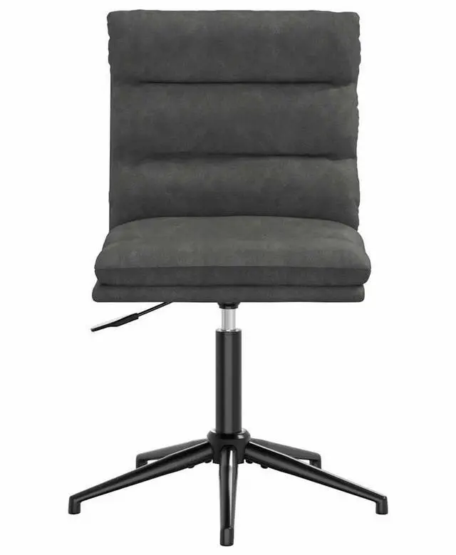 Alt view image 3 of 7 - vidaXL Dining Chair Black Faux Leather dinner chair kitchen chair dining seat
