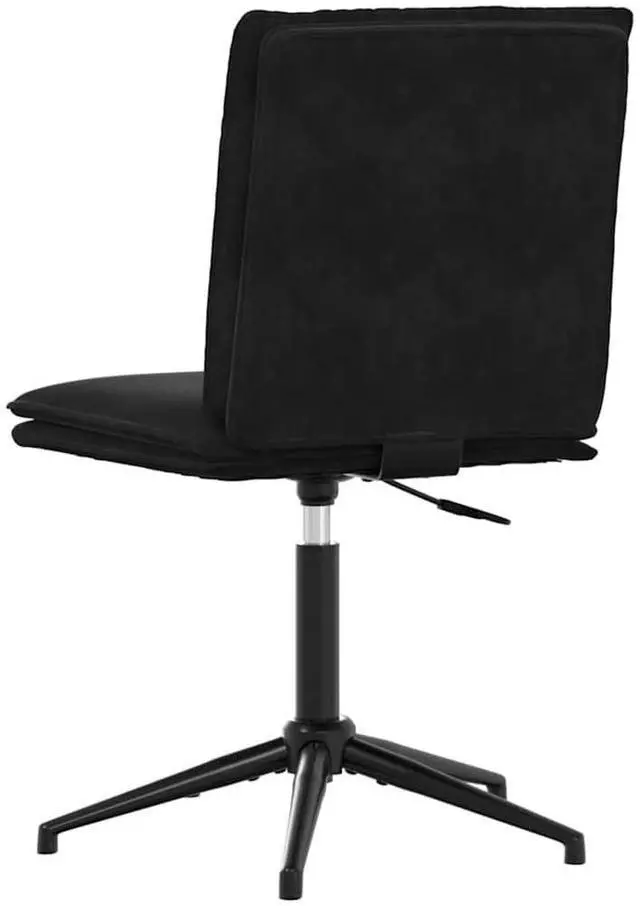 Alt view image 5 of 7 - vidaXL Dining Chair Black Velvet dinner chair kitchen chair dining seat chair