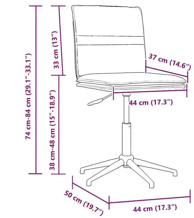 Alt view image 4 of 7 - vidaXL Dining Chair Black Velvet dinner chair kitchen chair dining seat chair