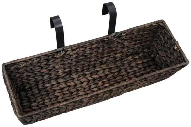 Alt view image 13 of 15 - vidaXL Garden Planters 2 pcs Water Hyacinth Brown