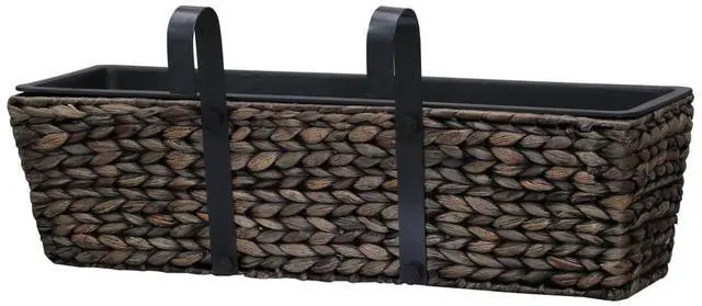 Alt view image 15 of 15 - vidaXL Garden Planters 2 pcs Water Hyacinth Brown