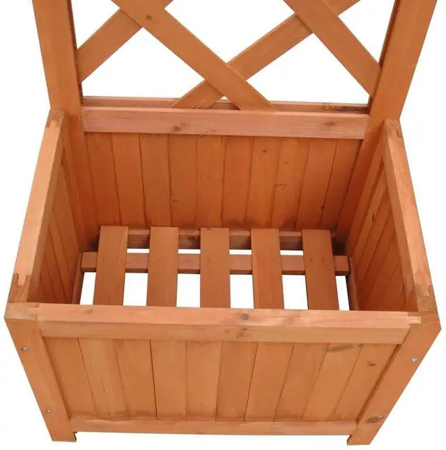 Alt view image 7 of 8 - Trellis Planter 1' 4" x 11.8" x 4' 5"