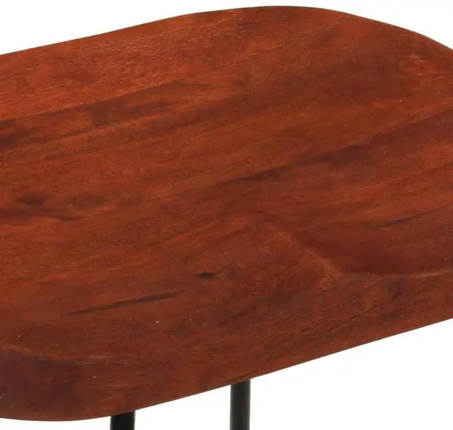 Alt view image 10 of 10 - vidaXL Gavin Bar Stools 2 pcs 19.7"x15.7"x30.7" Solid Wood Mango