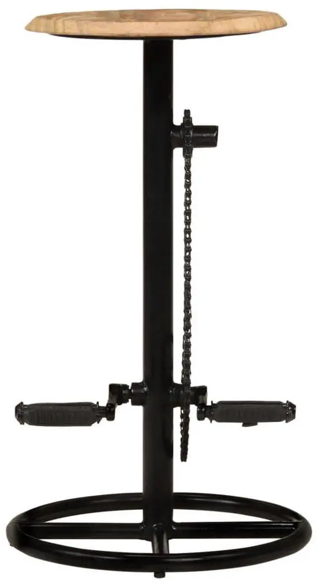 Alt view image 15 of 15 - vidaXL Bar Chairs 2 pcs Solid Mango Wood