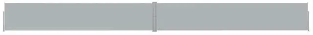 Alt view image 2 of 7 - vidaXL Retractable Side Awning Folding Privacy Screen 55.1"x472.4" Anthracite