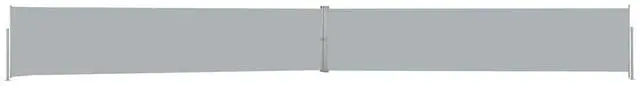 Alt view image 3 of 7 - vidaXL Retractable Side Awning Folding Privacy Screen 55.1"x472.4" Anthracite