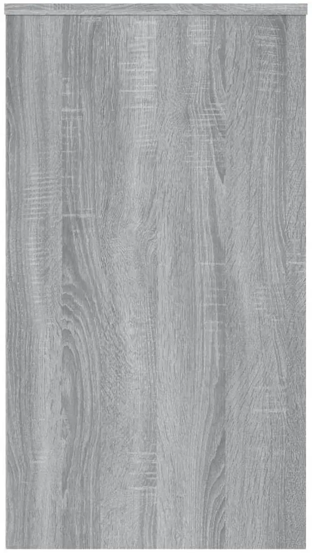 Alt view image 6 of 7 - vidaXL Desk Home Office Computer Desk Furniture Gray Sonoma Engineered Wood