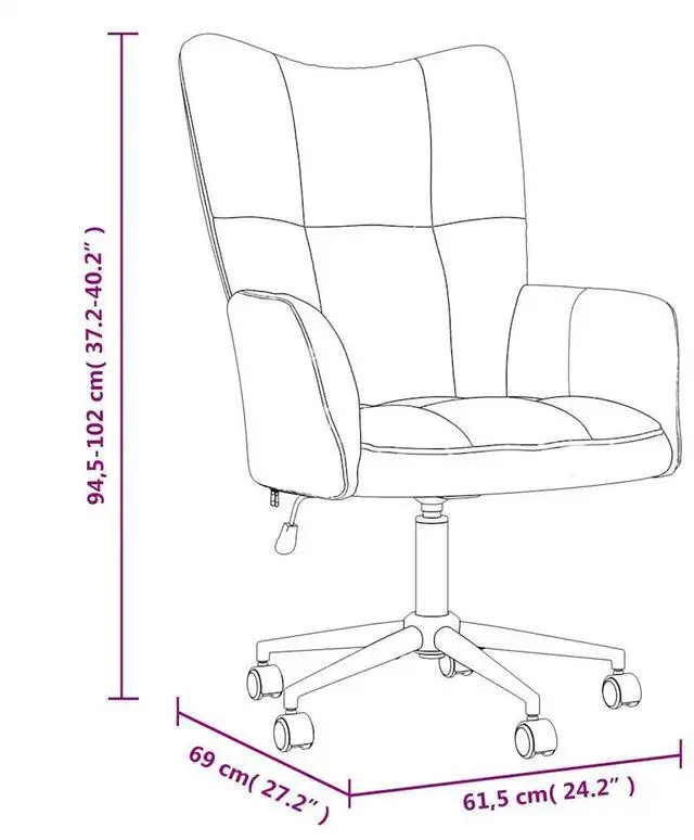 Alt view image 4 of 7 - vidaXL Relaxing Chair Dark Green Velvet (100% polyester) Medium