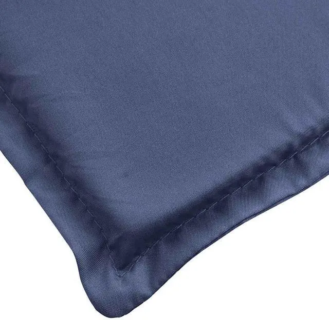 Alt view image 7 of 7 - vidaXL Sun Lounger Cushion Navy Blue Oxford Fabric