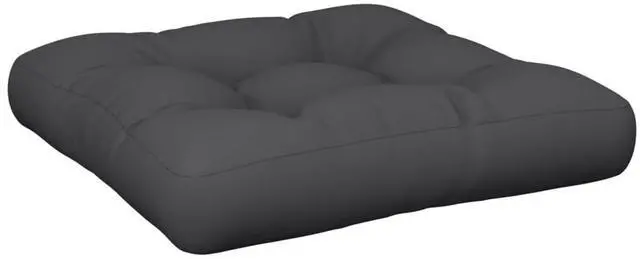 Alt view image 15 of 17 - vidaXL Pallet Sofa Cushion Black 22.8"x22.8"x4"