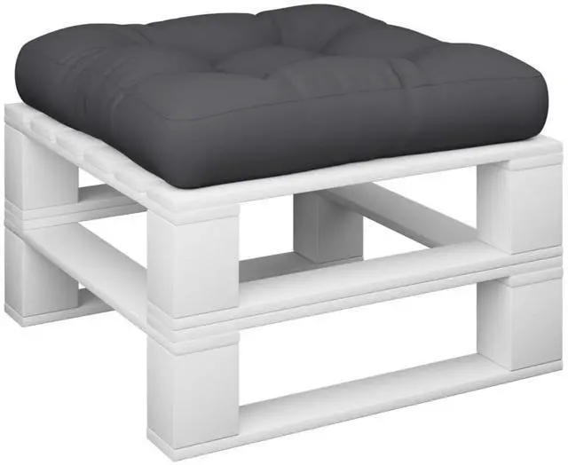 Alt view image 16 of 17 - vidaXL Pallet Sofa Cushion Black 22.8"x22.8"x4"