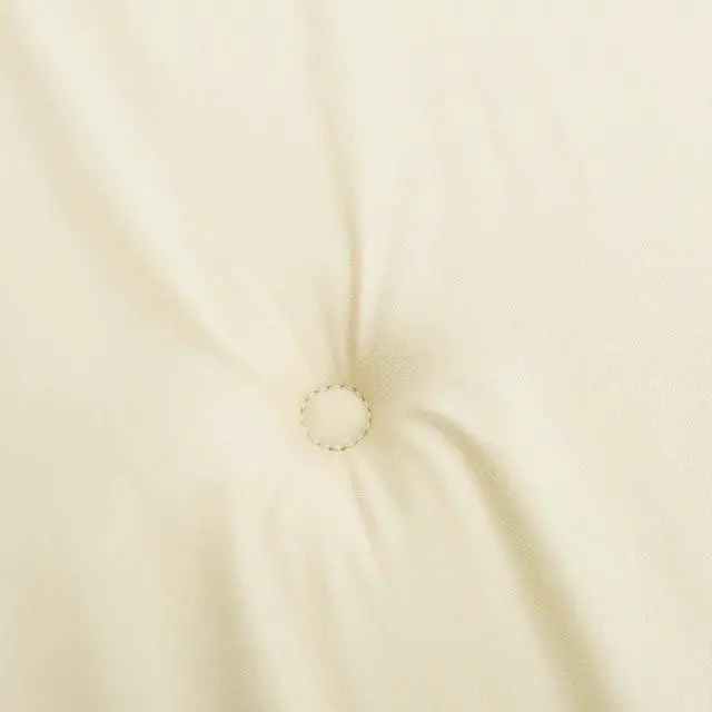 Alt view image 18 of 19 - vidaXL Garden Bench Cushion Cream 200x50x4 cm Oxford Fabric