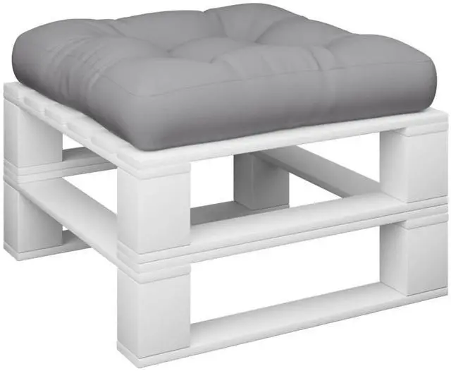 Alt view image 12 of 13 - vidaXL Chair Cushion Outdoor Patio Pallet Seat Cushion Sofa Pad Gray Fabric