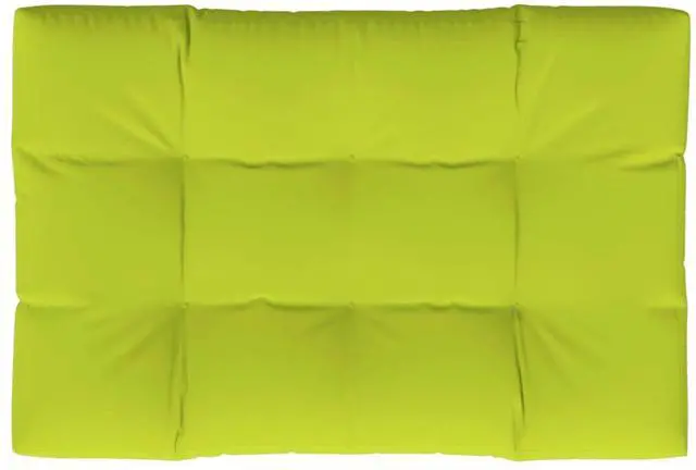 Alt view image 8 of 13 - vidaXL Pallet Sofa Cushion Bright Green 47.2"x31.5"x3.9"