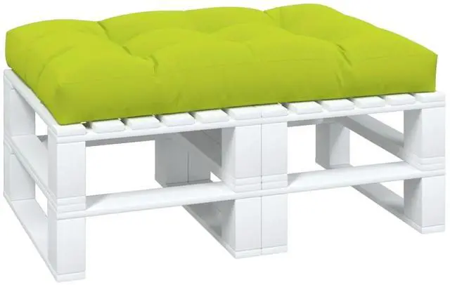 Alt view image 9 of 13 - vidaXL Pallet Sofa Cushion Bright Green 47.2"x31.5"x3.9"