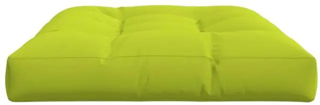 Alt view image 12 of 13 - vidaXL Pallet Sofa Cushion Bright Green 47.2"x31.5"x3.9"