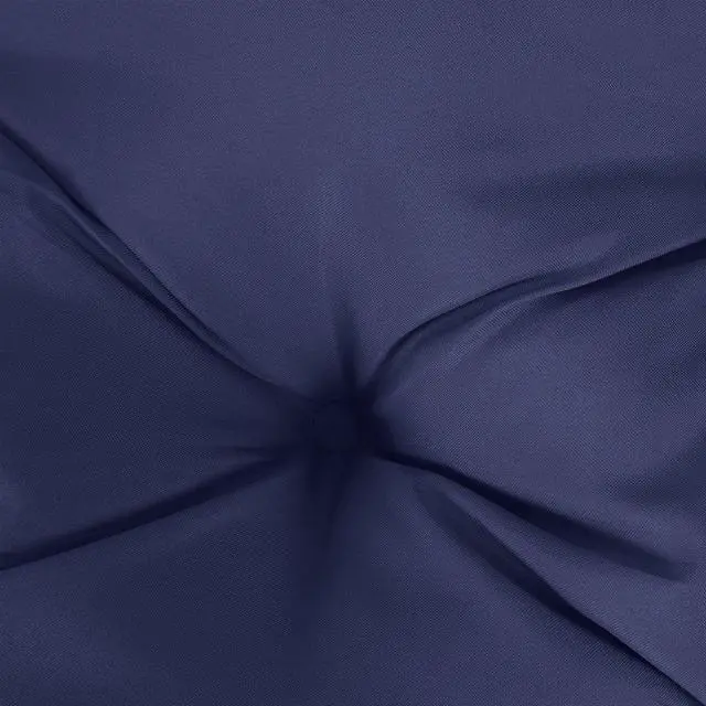Alt view image 5 of 7 - vidaXL Garden Bench Cushion Navy Blue Oxford fabric (100% polyester)