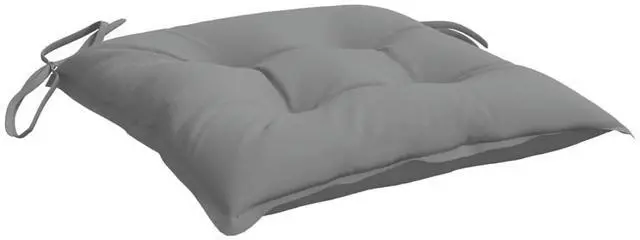 Alt view image 5 of 7 - vidaXL Chair Cushion Set of 4 Grey Oxford fabric 15.7 x 15.7 in