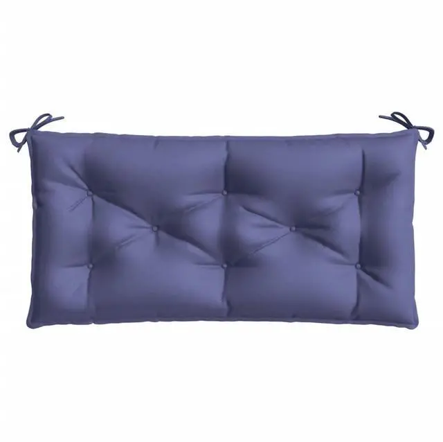 Alt view image 5 of 7 - vidaXL Garden Bench Cushion Set of 2 Navy blue